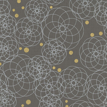 Shimmer 1842-14M Metallic Smoke by Zen Chic for Moda Fabrics, Image