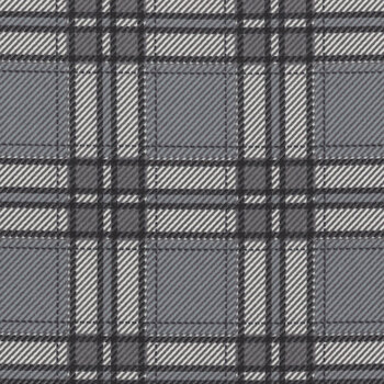 Farmhouse Flannels III 49278-14F Pewter by Primitive Gatherings for Moda Fabrics, Image