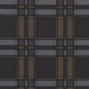 Farmhouse Flannels III 49278-25F Graphite Pewter by Primitive Gatherings for Moda Fabrics, Image