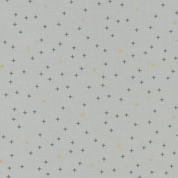 Shimmer 1845-14M Metallic Silver by Zen Chic for Moda Fabrics, Image