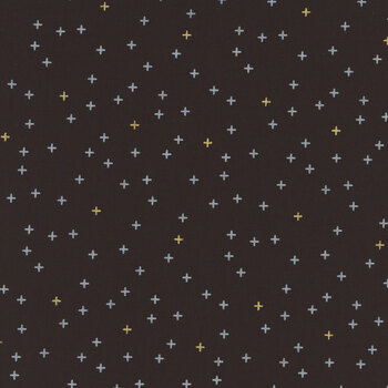 Shimmer 1845-16M Metallic Ebony by Zen Chic for Moda Fabrics, Image