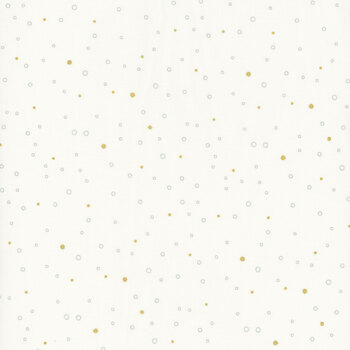 Shimmer 1846-11M Metallic Ivory by Zen Chic for Moda Fabrics, Image