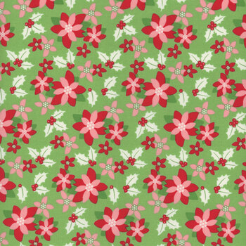 Kitty Christmas 31201-15 Holly by Urban Chiks for Moda Fabrics , Image