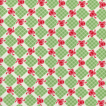 Kitty Christmas 31203-15 Holly by Urban Chiks for Moda Fabrics , Image