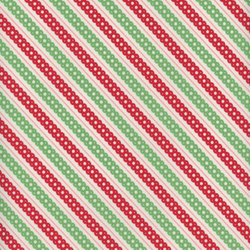 Kitty Christmas 31205-11 Snow by Urban Chiks for Moda Fabrics , Image