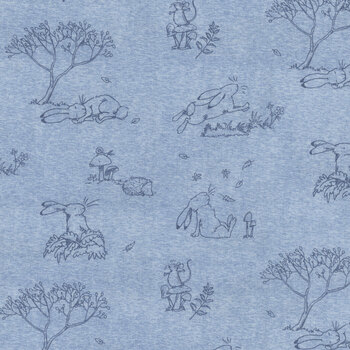 Guess How Much I Love You 2024 Y4248-88 Toile Denim by Clothworks, Image