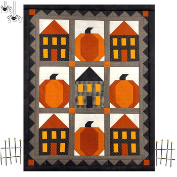 Spooky Houses Pattern, Image