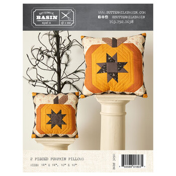 2 Pieced Pumpkin Pillows Pattern