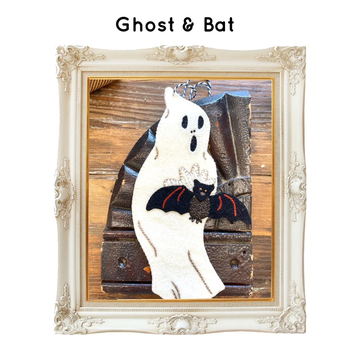 Ghost & Bat Ornament Pattern, Image