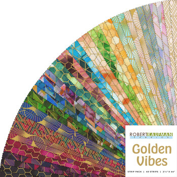 Golden Vibes  Roll Up by Lara Skinner for Robert Kaufman Fabrics, Image