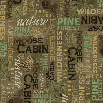 Nature's Landscapes DCX11832-BROWN by Michael Miller Fabrics, Image