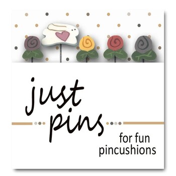 Just Pins - Bunny in My Garden - 5pc, Image