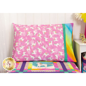  Magic Pillowcase Kit - Unicorn Love - Standard Size - Pink, Image