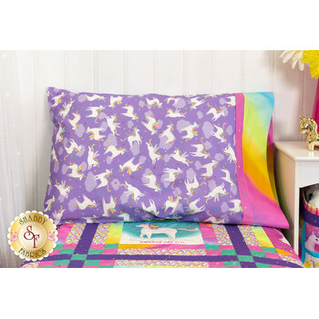  Magic Pillowcase Kit - Unicorn Love - Standard Size - Purple, Image