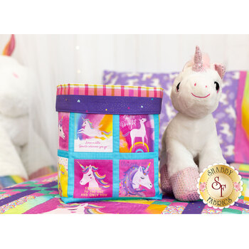  Fabric Basket Kit - Unicorn Love, Image