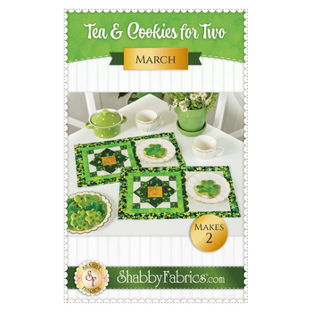 Tea & Cookies for Two - March Pattern - PDF Download, Image