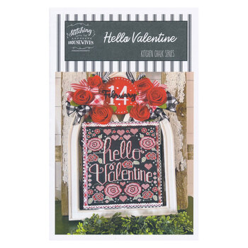 Hello Valentine Cross Stitch Pattern, Image