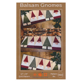 Balsam Gnomes Table Runner Pattern, Image