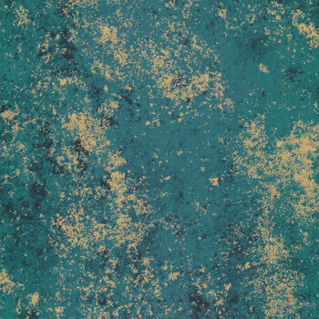 Brilliance W5363-21G Teal Gold by Hoffman Fabrics