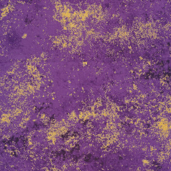 Brilliance W5363-14G Purple Gold by Hoffman Fabrics, Image