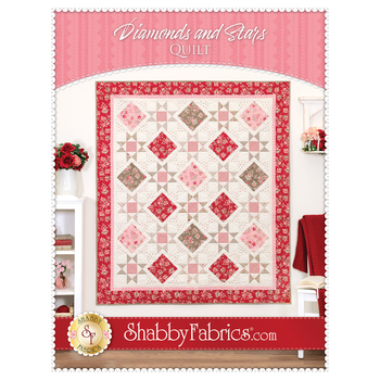 Diamonds and Stars Quilt Pattern - PDF Download