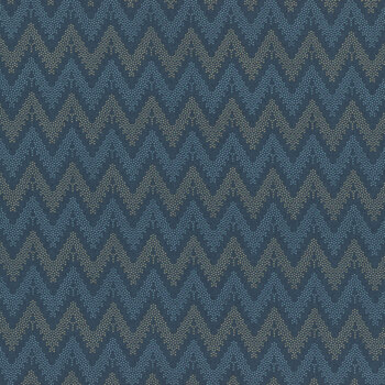 Beach House A-1174-B Blue Current by Edyta Sitar for Andover Fabrics, Image