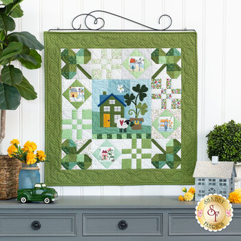 On Wander Lane Wall Hanging - Shamrock Ridge - 2pc Button Pack, Image