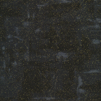 Christmas Splendor W7783-4G Black Gold by Hoffman Fabrics