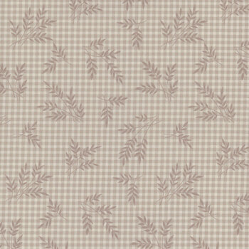 Plain and Simple A-001-N Wheat Gingham Cocoa by Andover Fabrics, Image