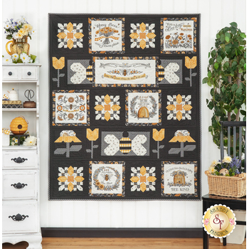  Honey To The Soul Quilt Kit - Honey & Lavender, Image