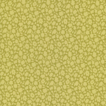 Plain and Simple A-003-G Silhouette Bright Green by Andover Fabrics, Image