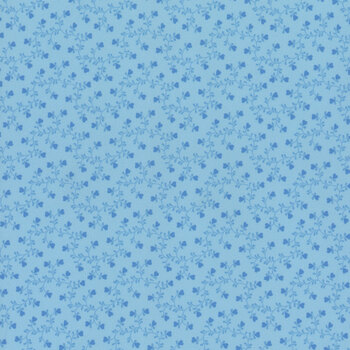 Plain and Simple A-004-B Heart Vine Sky by Andover Fabrics, Image