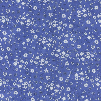 Garden Fresh Y4260-91 Light Royal Blue by Sue Zipkin for Clothworks, Image