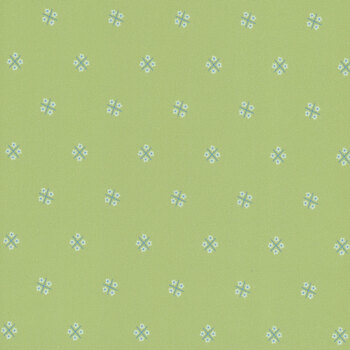 Plain and Simple A-005-G Flower Box Key Lime by Andover Fabrics, Image