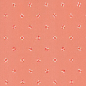 Plain and Simple A-005-O Flower Box Peach by Andover Fabrics, Image