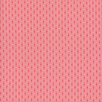 Plain and Simple A-006-O Tic Tac Toe Watermelon by Andover Fabrics, Image