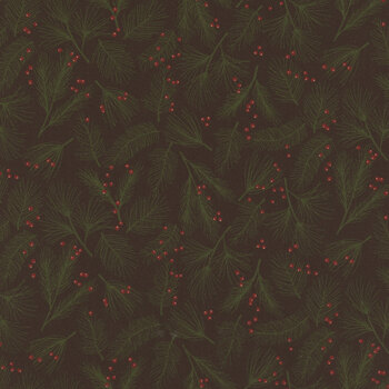 Tree Farm R170971D-Black by Pam Buda for Marcus Fabrics, Image