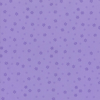 Plain and Simple A-008-P Blossoms Violet by Andover Fabrics, Image