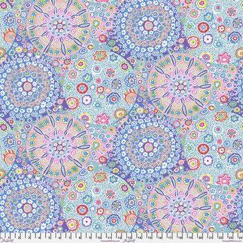 Kaffe Fassett Collective Classics Plus GP92.PAST Millefiore - Pastel by FreeSpirit Fabrics, Image