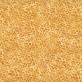 Autumn Celebration 9AUT-1 Gold Berries by Jason Yenter for In The Beginning Fabrics, Image