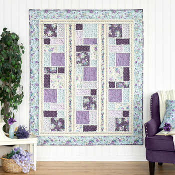SAMPLE - Twilight Garden Flannel Rag Quilt