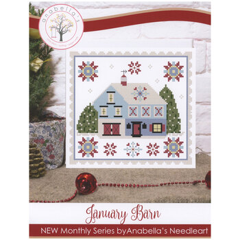 January Barn Cross Stitch Pattern