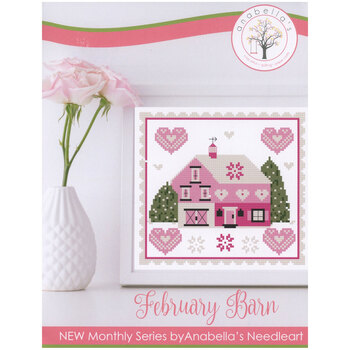 February Barn Cross Stitch Pattern