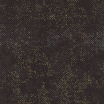 Spotted 1660-224M Metallic Ebony by Zen Chic for Moda Fabrics, Image