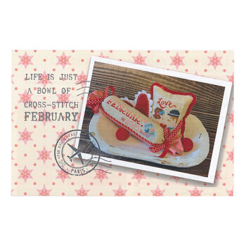 Life is Just a Bowl of Cross Stitch February Pattern, Image