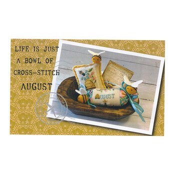 Life is Just a Bowl of Cross Stitch August Pattern, Image