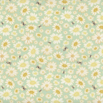 Home Sweet Home BEE-CD3046-SAGE by Timeless Treasures Fabrics, Image