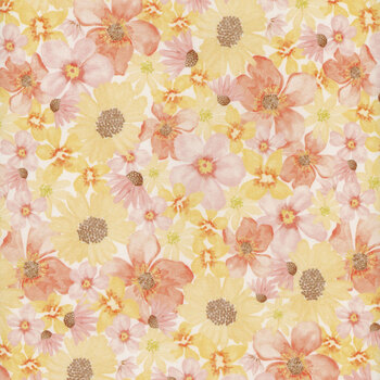 Home Sweet Home FLEUR-CD3049-MULTI by Timeless Treasures Fabrics