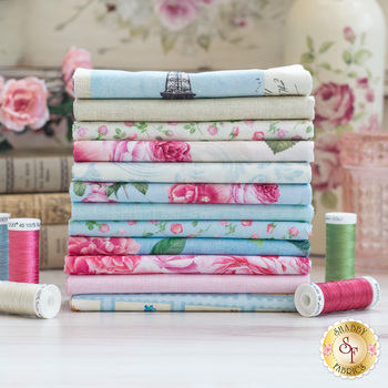 Belle Fleur  12 FQ Set by Timeless Treasures Fabrics