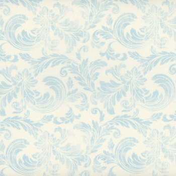 Belle Fleur FLEUR-CD3008 SKY Tonal Acanthus Leaves by Timeless Treasures Fabrics